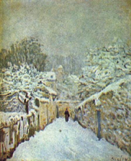 Alfred Sisley Schnee in Louveciennes china oil painting image